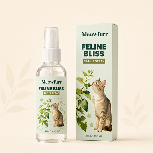 Meowfurr Catnip Spray- Haz sus sticks irresistibles.