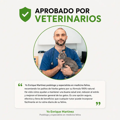 Meowfurr™ Sticks Dentales & Digestivos para Gatos